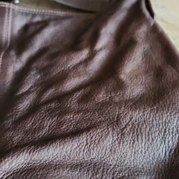 Sundance Made In Italy Brown Leather Shoulder Bag - Picture 11 of 12